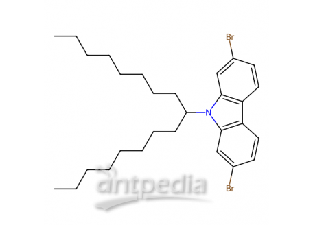 2,7-二溴-9-(9-十七烷基)咔唑，955964-73-5，>98.0%(HPLC)