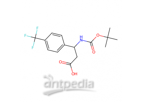 (R)-3-(Boc-氨基)-3-[4-(三氟甲基)苯基]丙酸，501015-19-6，98.0% (HPLC)