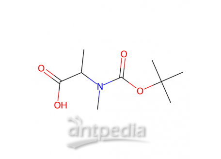 BOC-N-甲基-D-丙氨酸，19914-38-6，98%