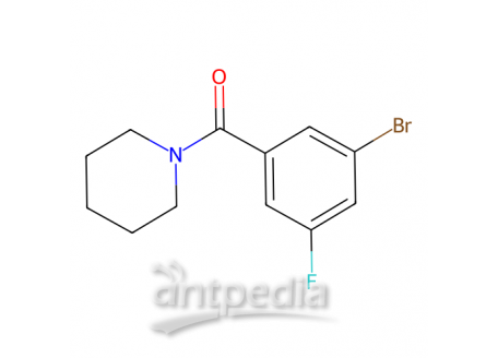 (3-溴-5-氟苯基)(哌啶-1-基)甲酮，1326982-04-0，95%