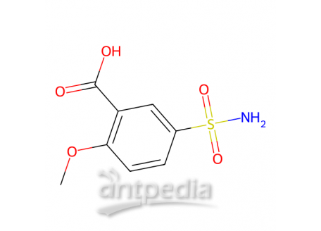 2-甲氧基-5-氨磺酰基苯甲酸，22117-85-7，98%
