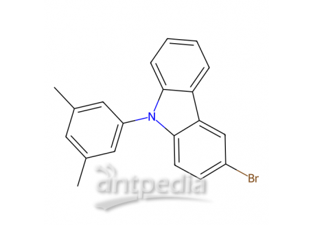 3-溴-9-(3,5-二甲基苯基)-9H-咔唑，1141017-77-7，98.0%