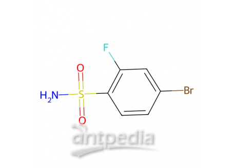 4-溴-2-氟苯磺酰胺，214210-30-7，97%