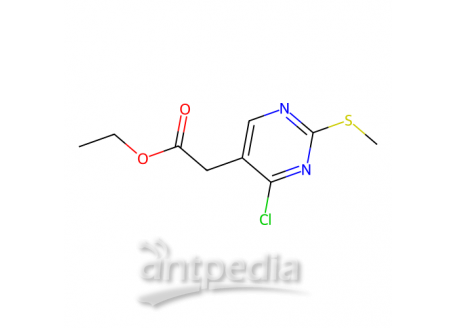4-氯-2-甲基硫代-5-嘧啶乙酸乙酯，61727-34-2，97%