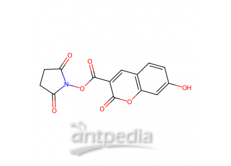 7-羟基香豆素-3-羧酸琥珀酰亚胺酯，134471-24-2，97%