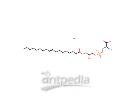 1-油酰基-2-羟基-sn-甘油-3-磷酸-L-丝氨酸(钠盐)，326589-90-6，>99%