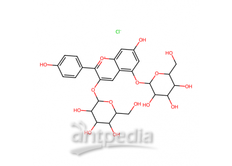 氯化天竺葵色素苷，17334-58-6，≥90%