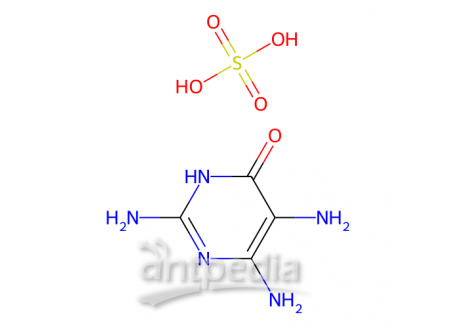 2,4,5-三氨基-6-羟基嘧啶硫酸盐，35011-47-3，>90.0%(T)