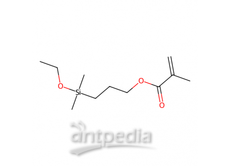 甲基丙烯酸3-(乙氧基二甲基硅基)丙酯 (含稳定剂BHT)，13731-98-1，95%