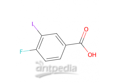3-碘-4-氟苯甲酸，403-18-9，97%
