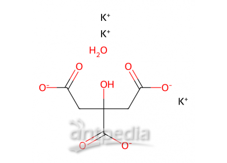 柠檬酸钾 一水合物，6100-05-6，AR,≥99 %