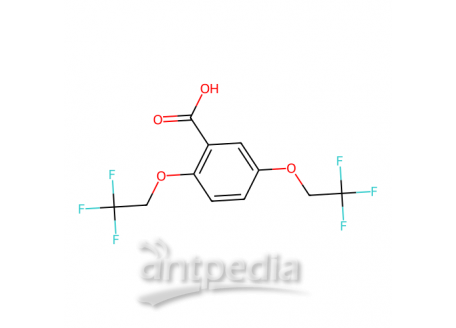 2,5-双(2,2,2-三氟乙氧基)苯甲酸，35480-52-5，98%