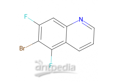 6-溴-5,7-二氟喹啉，1022091-49-1，97%