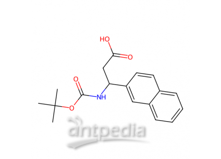 (S)-叔丁氧羰基-3-(2-萘基)-beta-丙氨，500770-69-4，95%