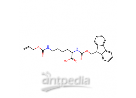 Fmoc-赖氨酸(Alloc)-OH，146982-27-6，95%