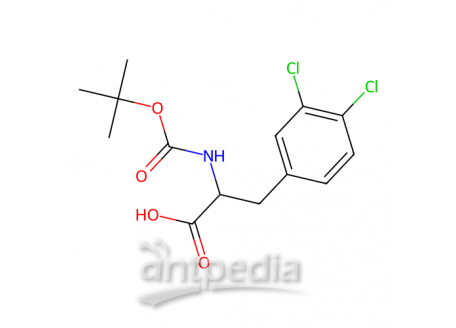 BOC-D-3,4-二氯苯丙氨酸，114873-13-1，98%