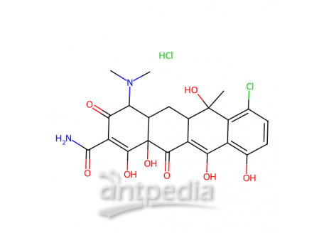 金霉素盐酸盐 盐酸盐，64-72-2，≥91.0%干基（HPLC）