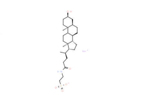 Ethanesulfonic acid,2-[[(3a,5b)-3-hydroxy-24-oxocholan-24-yl]amino]-, sodium salt(1:1)