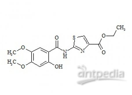 PUNYW8668474 Acotiamide Related Compound (Ethyl 2-[(2-hydroxy-4,5-dimethoxybenzoyl)amino]-4-Thiazolecarboxylate)