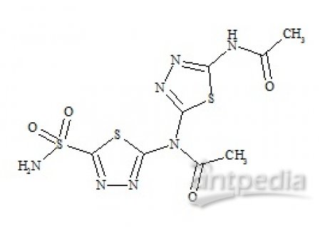 PUNYW21681592 Acetazolamide Impurity - N-(5-Acetamido-1,3,4-Thiadiazole-2-YL) Sulphamoyl-1,3,4-Thiadiazol-2-yl Acetamide