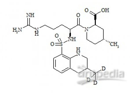 PUNYW8370378 Argatroban-d3 (Mixture Of Diastereomers)