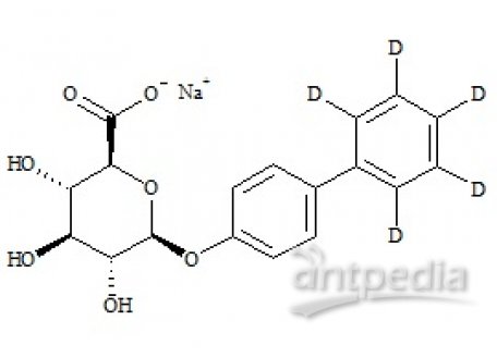 PUNYW20520134 4-Hydroxy Biphenyl-d5 O-Glucuronide Sodium Salt