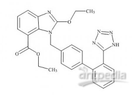 PUNYW13596214 Candesartan Cilexetil EP Impurity A (Candesartan Ethyl Ester)