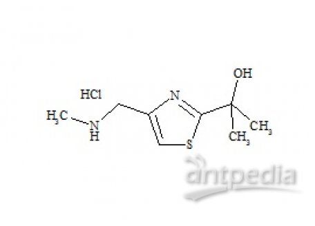 PUNYW22443435 Cobicistat Impurity HCl (2-[4-(Methylamino)methyl-1,3-Thiazole-2-yl] Propane-2-ol HCl)