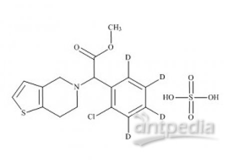 PUNYW6539203 rac-Clopidogrel-d4 Hydrogen Sulfate