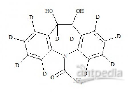 PUNYW14424242 rac-10,11-Dihydro-10,11-dihydroxycarbamazepine-d10