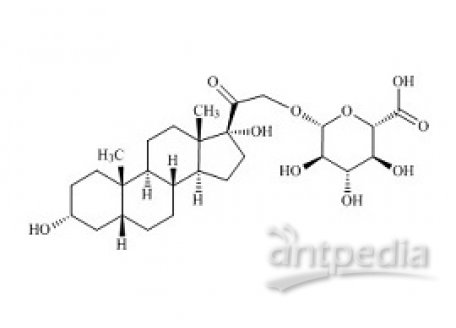 PUNYW3410167 Tetrahydro-11-deoxy Cortisol 21-O-beta-D-Glucuronide