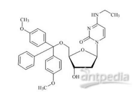 PUNYW12120161 5’-O-[Bis(4-methoxyphenyl)phenylmethyl]-2’-deoxy-N-ethylcytidine