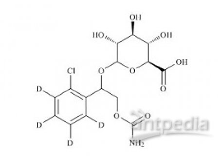 PUNYW20372457 rac-Carisbamate-d4-D-O-Glucuronide (Mixture of Diasteromers)