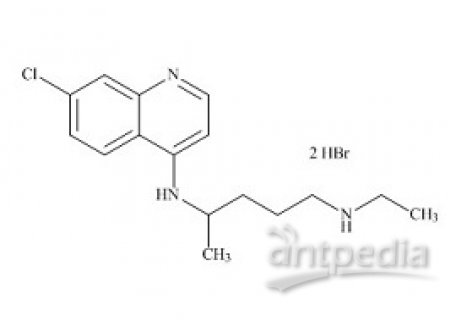 PUNYW23587115 Desethyl Chloroquine DiHBr (Hydroxychloroquine Sulfate EP Impurity D DiHBr)