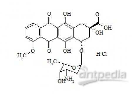 PUNYW22526558 8-Desacetyl-8-Carboxy Daunorubicin Hydrochloride