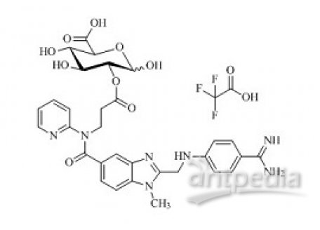 PUNYW4662335 Dabigatran Acyl-O-2-D-Glucuronide Trifluoroacetic Acid Salt