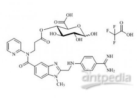 PUNYW4672155 Dabigatran Acyl-O-4-D-Glucuronide Trifluoroacetic Acid Salt
