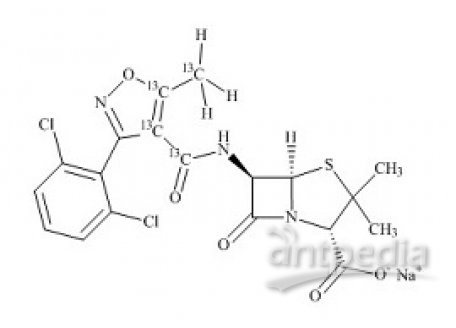 PUNYW19624371 Dicloxacillin-13C4 Sodium Salt