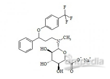 PUNYW21306370 Fluoxetine N-Glucuronide Sodium Salt (Mixture of Diastereomers)
