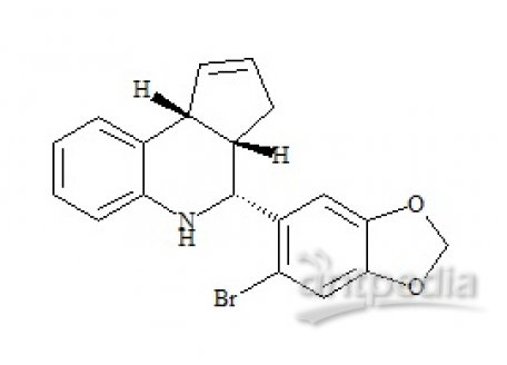 PUNYW27094371 (3aS,4R,9bR)-4-(6-Bromo-1,3-benzodioxol-5-yl)-3a,4,5,9b-tetrahydro-3H-cyclopenta[c]quinoline (G-15)