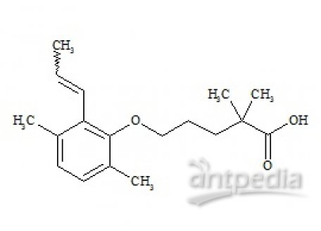 PUNYW22968557 Gemfibrozil Related Compound D (6-Propenyl Gemfibrozil) (Mixture of Z and E Isomers)