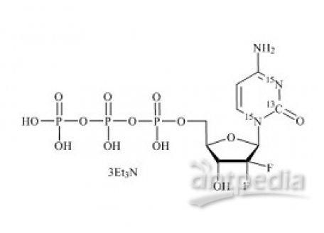 PUNYW14314438 Gemcitabine Triphosphate-13C-15N2 Tri(triethylamine) Salt