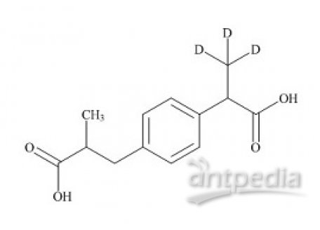 PUNYW4938133 Ibuprofen Carboxylic Acid-d3 (Mixture of Diastereomers)