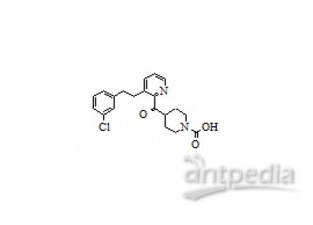 PUNYW5053391 4-[[3-[2-(3-Chlorophenyl)ethyl]-2-pyridinyl]carbonyl]-1-piperidinecarboxylic Acid