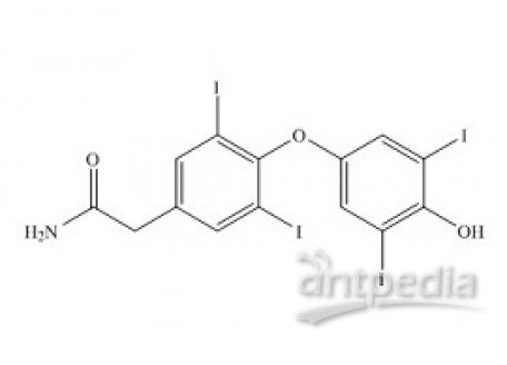 PUNYW6435485 Levothyroxine Related Compound 4 (2-(4-(4-Hydroxy-3,5-diiodophenoxy)-3,5-diiodophenyl)acetamide)