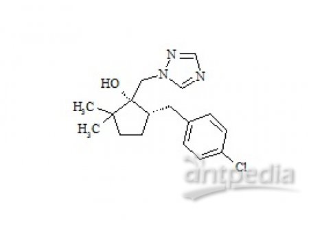 PUNYW27353247 R(OH), S-Metconazole ((1R,5S)-5-[(4-chlorophenyl)methyl]-2,2-dimethyl-1-(1,2,4-triazol-1-ylmethyl)cyclopentan-1-ol)