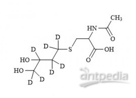 PUNYW23979287 DHBMA (1,2-Dihydroxy-4-(N-acetylcysteinyl)-butane)-d7