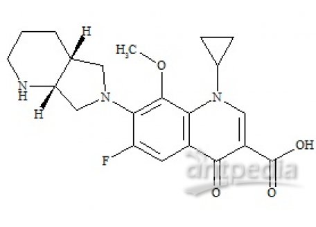 PUNYW5493565 Moxifloxacin-R-isomer (ent-Moxifloxacin)