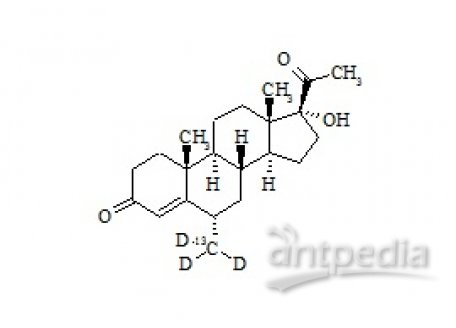 PUNYW5210175 Medroxyprogesterone-13C-d3