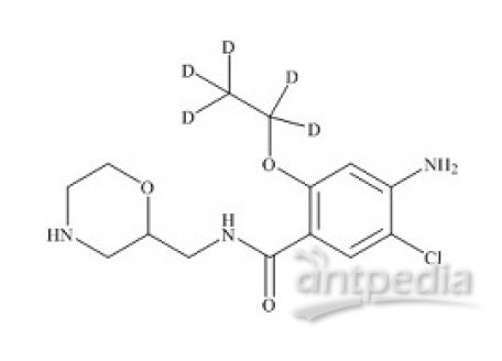PUNYW20312565 Mosapride Impurity 5-d5 (Des-4-fluorobenzyl Mosapride-d5)
